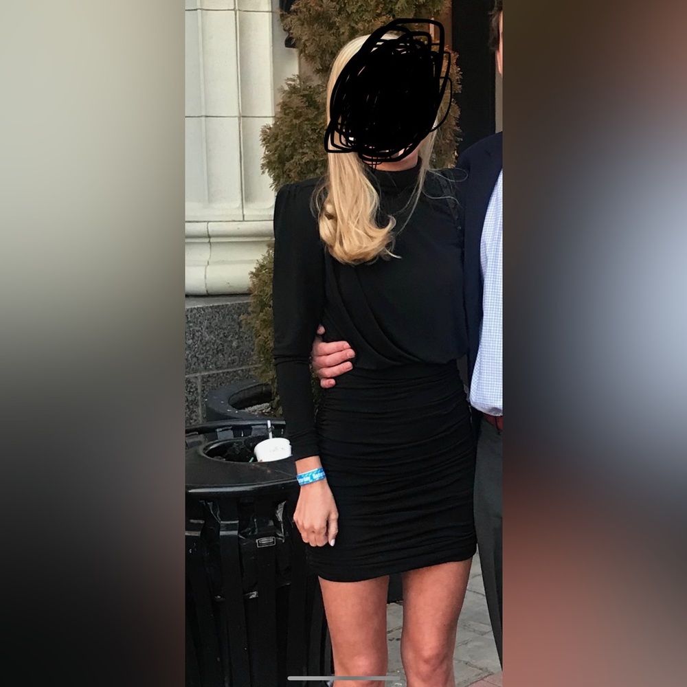 Cinq a Sept black short dress! Worn once, SO cute